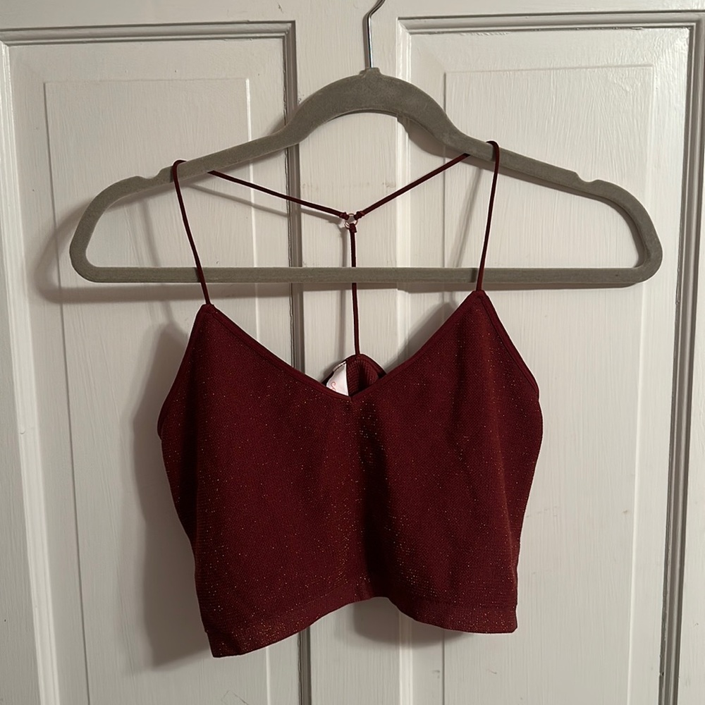 Colsie Sparkle Bralette Top | Size XL